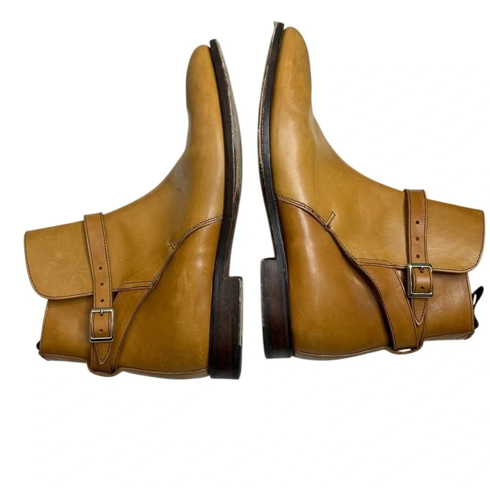 Tan Leather Men's Boots